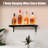 1-3 Tier Bottle Display Shelf Bar Shelves with Remote & App Control,16 Colours,4 Music Modes,Acrylic Lighted Bottle Display for Liquor Shelves