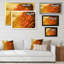 «Red Blossoming Spring Flowers», reproduction sur toile flottante-1005995341-1005995342
