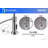 Karran Quartz 34'' X 21-1/4'' 50/50 Double Bowl Farmhouse Apron Kitchen Sink With KKF210 Faucet-59104746-59104747