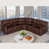 Reddish Brown Faux Leather