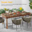 Table de salle à manger Aleksia L 62,2 x l 30,71-270290271