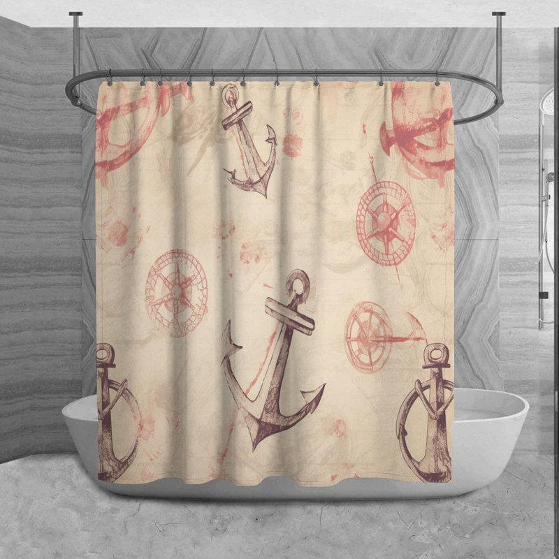 Rideau de douche Rheeta, H 73 po x l 70 po