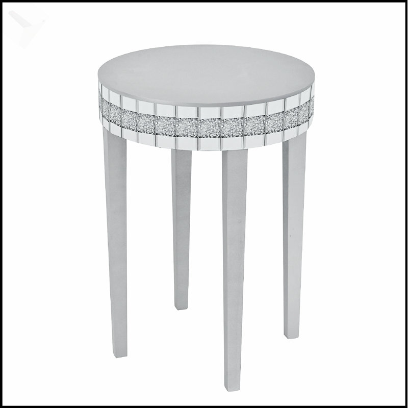 Table de petit déjeuner à miroir Artisanal