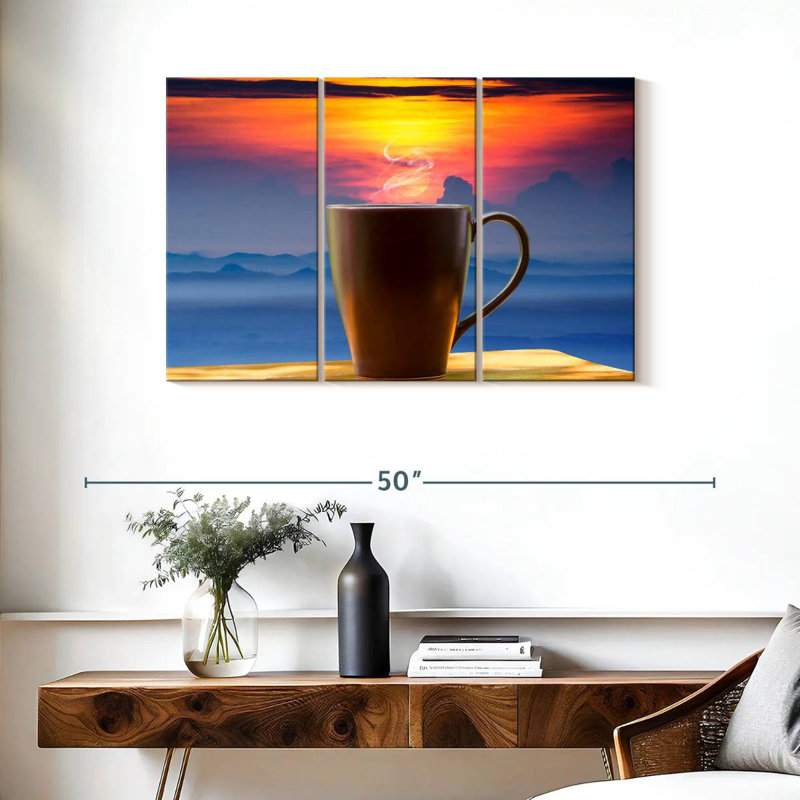 Yarlin Good Morning Coffee, 24" H x 38" W