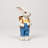Rabbit Garden Statue in Blue Overalls