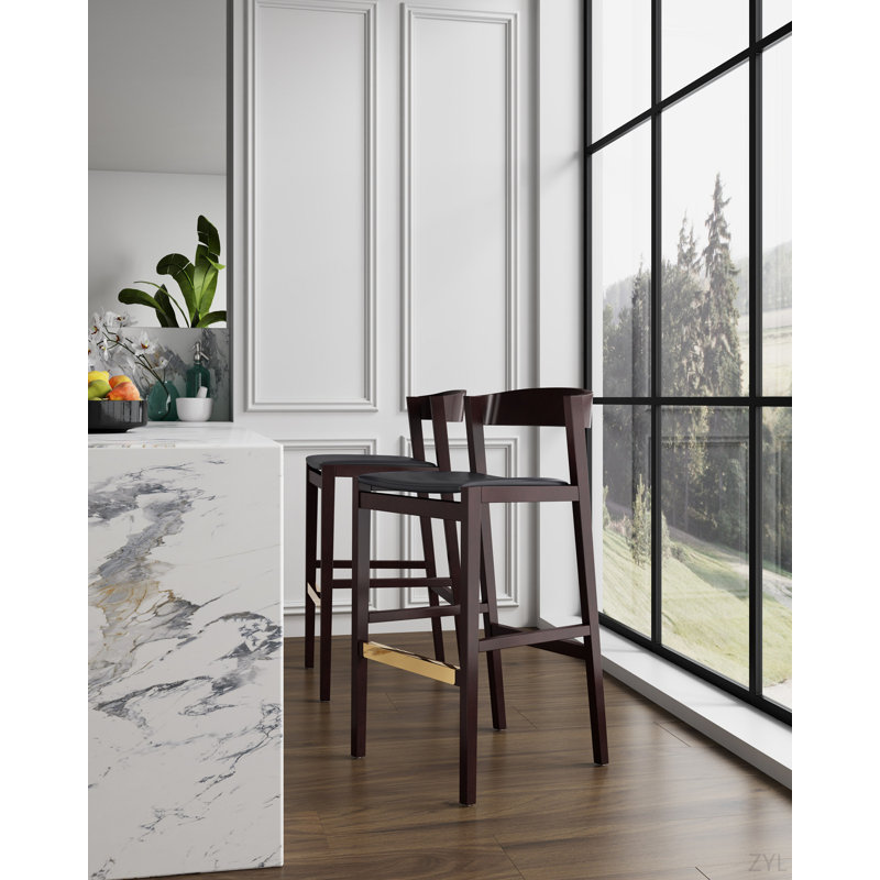 Tabouret de bar Klismos