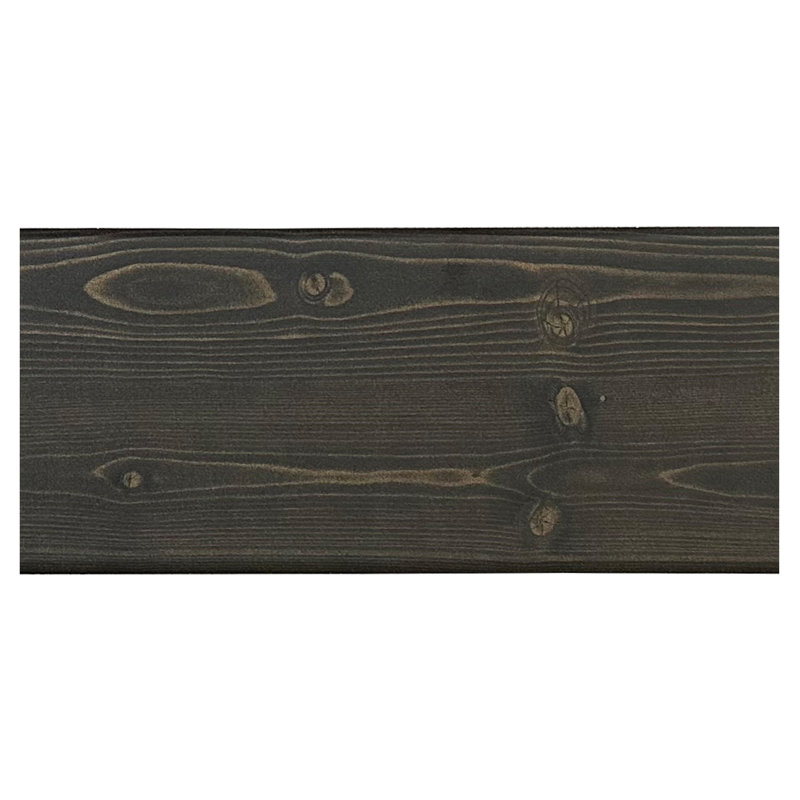 Planches de plafond en polystyrène collé en mousse 39 po x 6 po, Noyer foncé