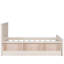 Lit plateforme en bois avec lit gigogne escamotable, armoire de rangement-985916665-985916667
