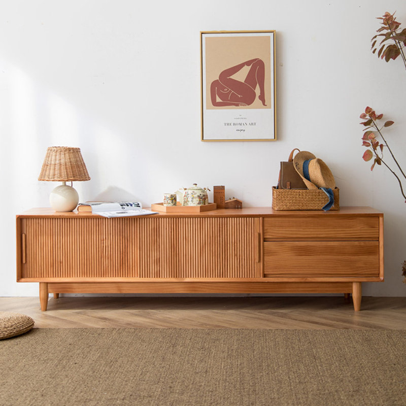 Armoire de rangement audiovisuelle moderne et minimaliste