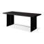 Table de salle à manger rectangulaire noire-1270699424