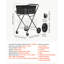 99.06 cm H x 64.01 cm W Utility Cart with Wheels