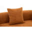 Revêtement luxueux orange - Design haut de gamme pour l'espace arrondi