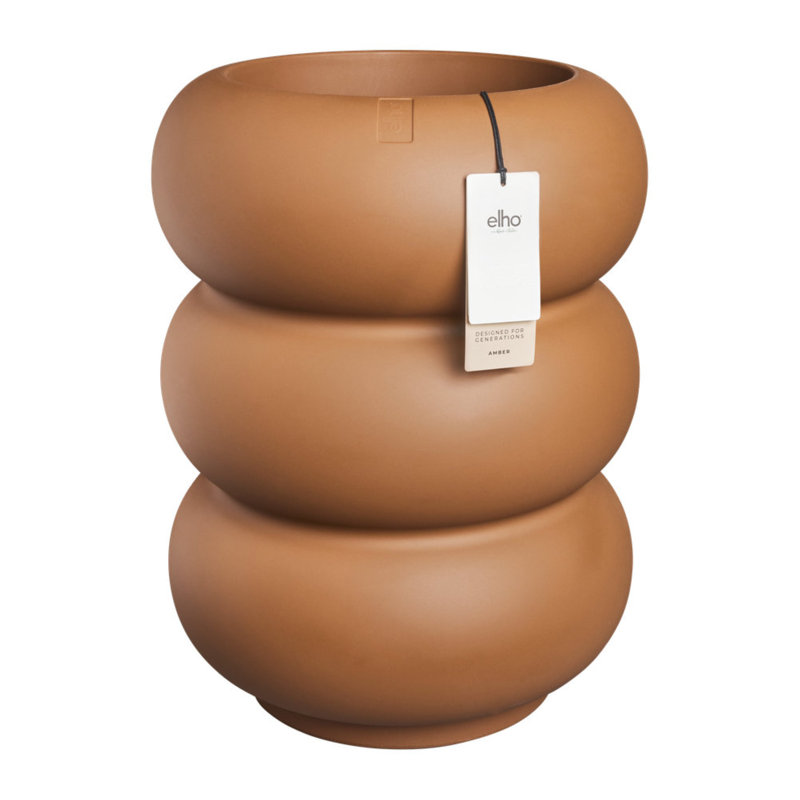 Elho Amber Roll High 43cm, Brown