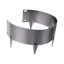 Ensemble de 5 bordures en acier pour bordure antirouille 39 x 5 po gris foncé-125505738-125505736