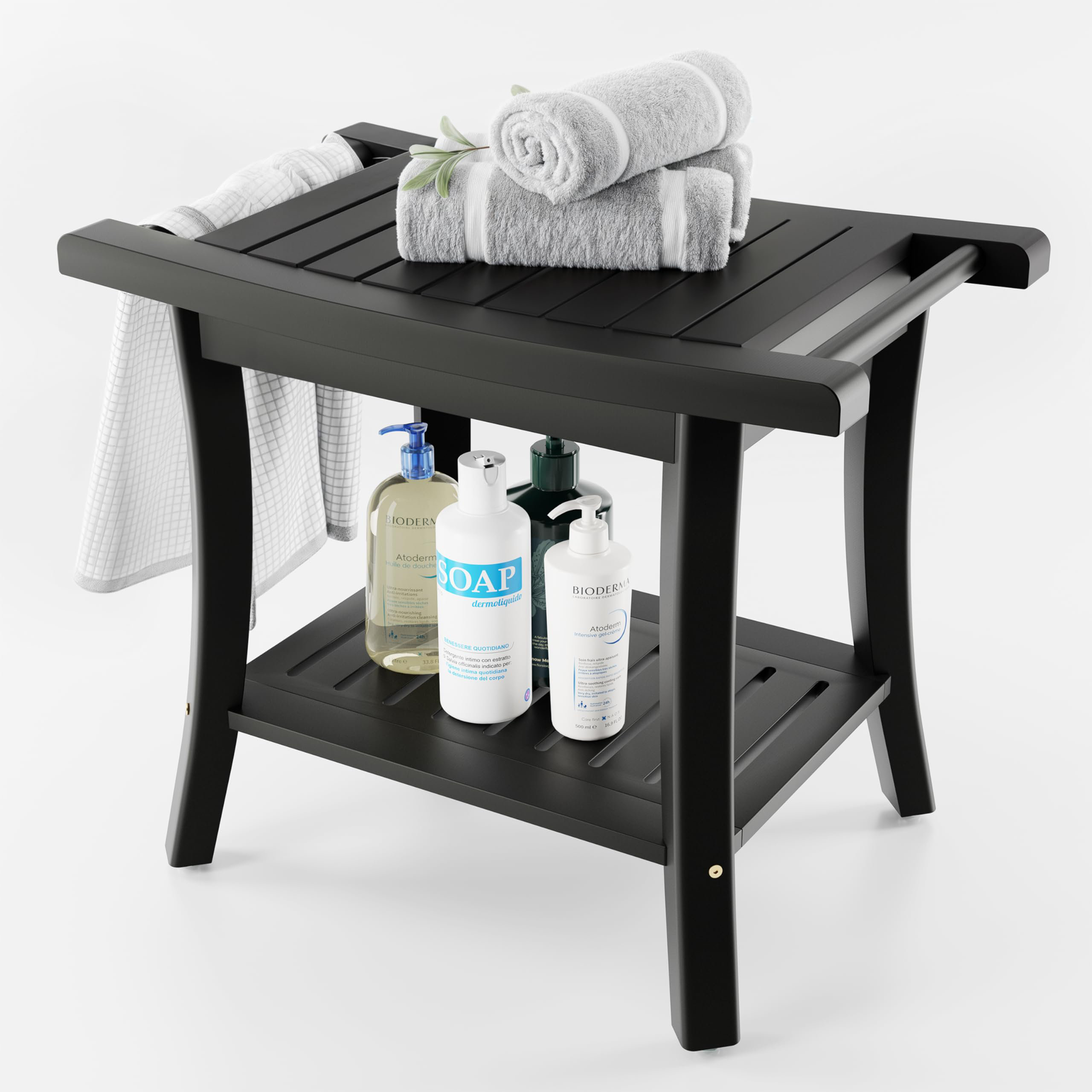 Red Barrel Studio?? Wood Shower Benches For Inside Shower,Bench Seat ...