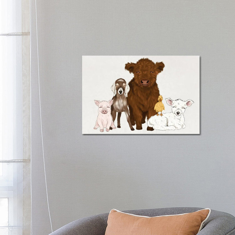 Farm Babies by Katie Bryant - Wrapped Canvas Gallery-Wrapped Canvas Giclée, 66.04 cm H x 45.72 cm W x 1.91 cm D