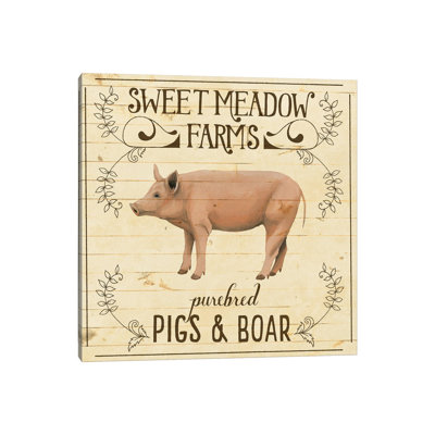 Animal Farm Collection III 1 Piece Wrapped Canvas Painting