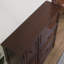 Banc de rangement pour chaussures en bois massif brun noisette-1437407823