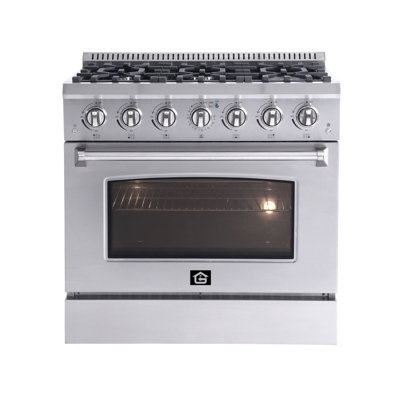 Professional Gas Range 36 Inch