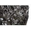 Drape Wall Art, Round, Liquid Silver