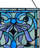 12"H Ilsa Stained Glass Window Panel