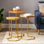 Ensemble de 3 tables de bout