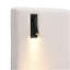 Chic Boucle Upholstered Bed With Integrated Lights And Shelves, White, King