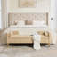 Banc de rangement rembourré en chenille avec accoudoirs et dossier-2011836246-2011836247