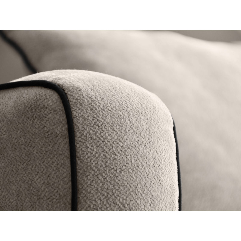 Bernella Upholstered Swivel Armchair, Beige