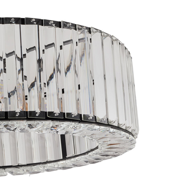 Crystal Semi Flush Mount
