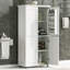 Freestanding Linen Storage Cabinet