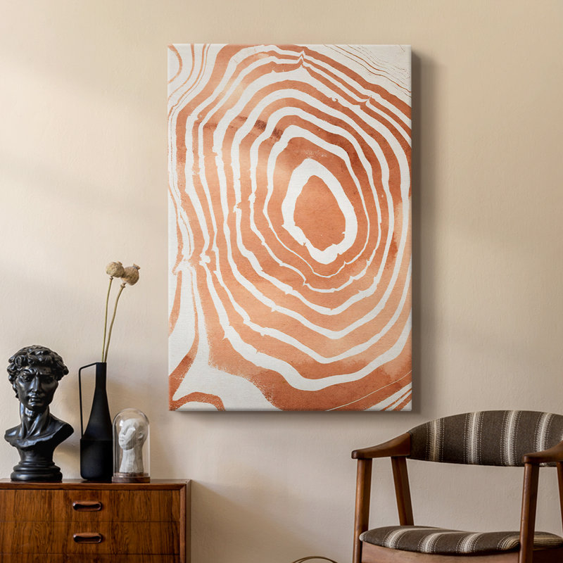 Grain de bois Suminagashi III - galerie sur mesure, H 27 po x l 18 po
