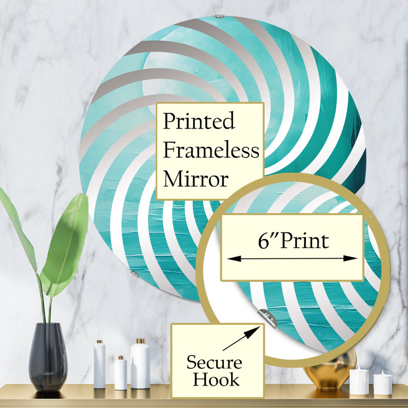 Arlease Circle Mirror, 31.4" x 31.4"