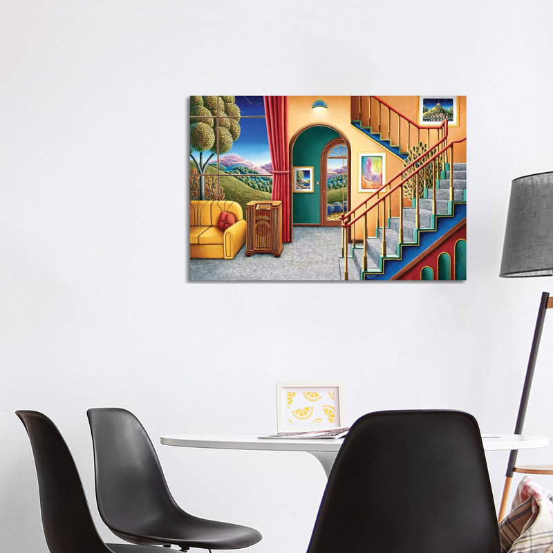 Radio Days XII by Andy Russell - Wrapped Canvas Print, 101.6 cm H x 66.04 cm W x 1.91 cm D