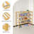 Bamboo Stackable Shoe Rack – Natural Wood Entryway Storage Organizer-1645844325