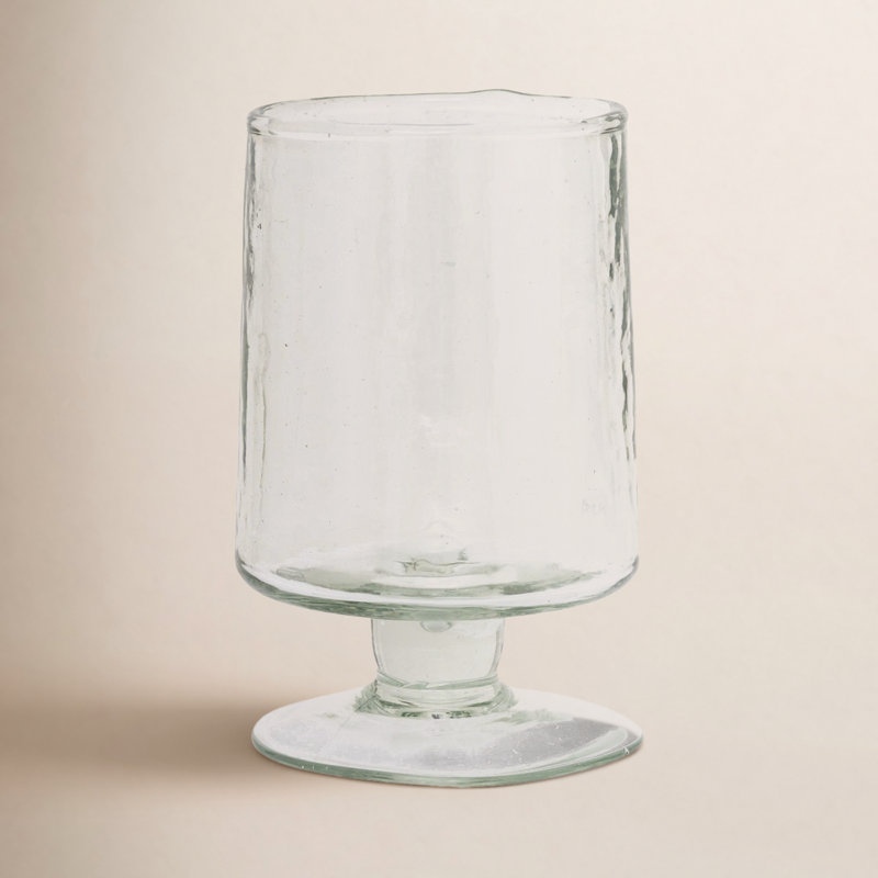 Hammered Wine Glass