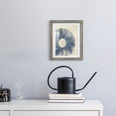 Blue Burst II -Framed Print