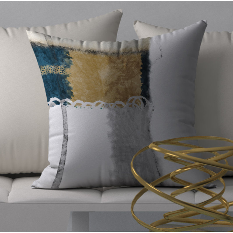 Housse de coussin carrée/insert, 24 po x 24 po