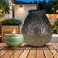 Vase de table en céramique Diahann