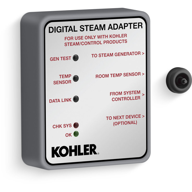 Invigoration® Series Digital Steam Adapter, Matte Black