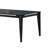 Rectangular Wooden Counter Height Table With Tapered Legs In Black-777616007