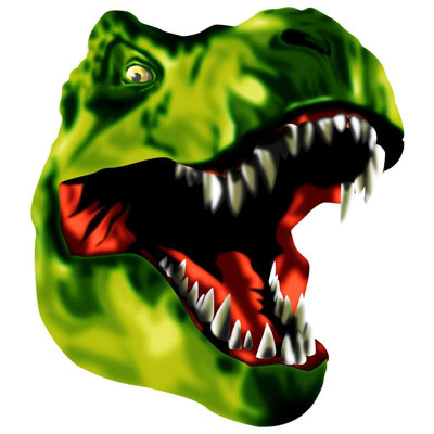 Décalcomanie murale en vinyle t-rex