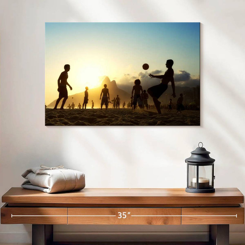 Sireci Sunset Fun Soccer, 24" H x 36" W