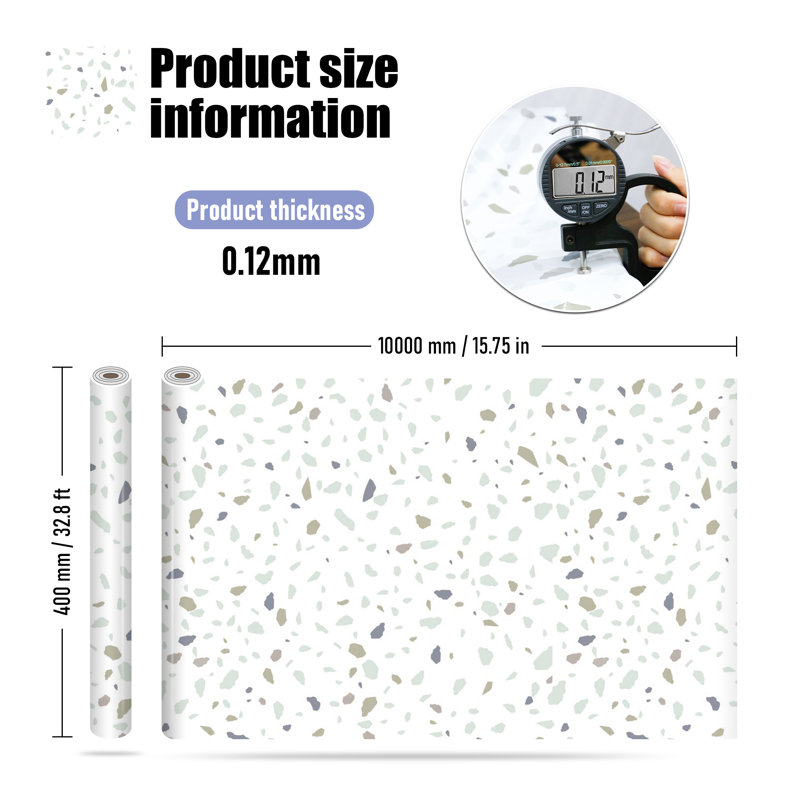 Papier peint adhésif pour cuisine Evor, L 939,7 po x l 15,7 po