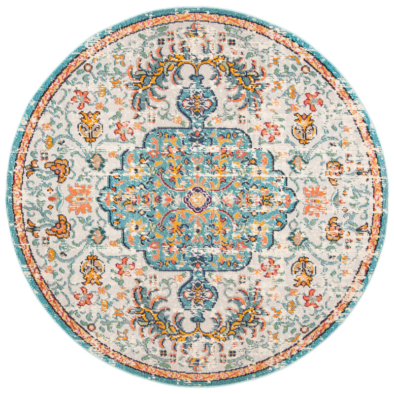Andersonville Oriental Area Rug, Round 201cm