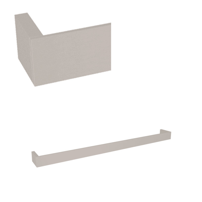 Barre à serviettes 24 po Quartile, Nickel satiné