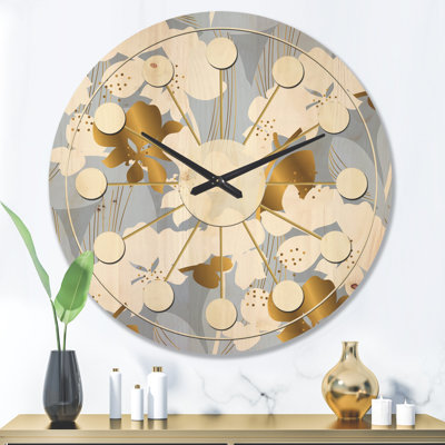 Horloge murale Orchid Blossom