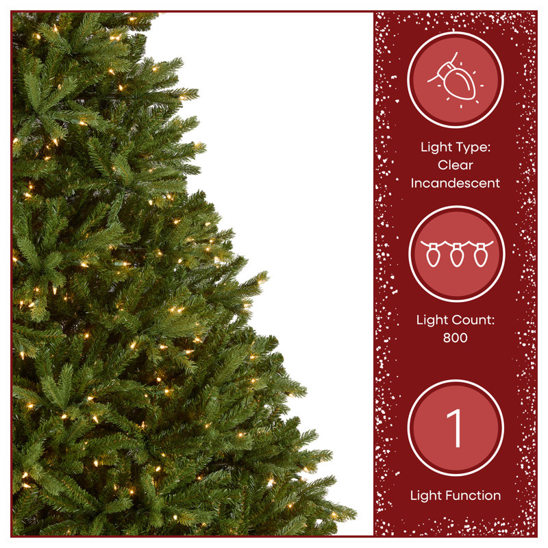 Jersey 7.5' Pre-Lit Fir Tree