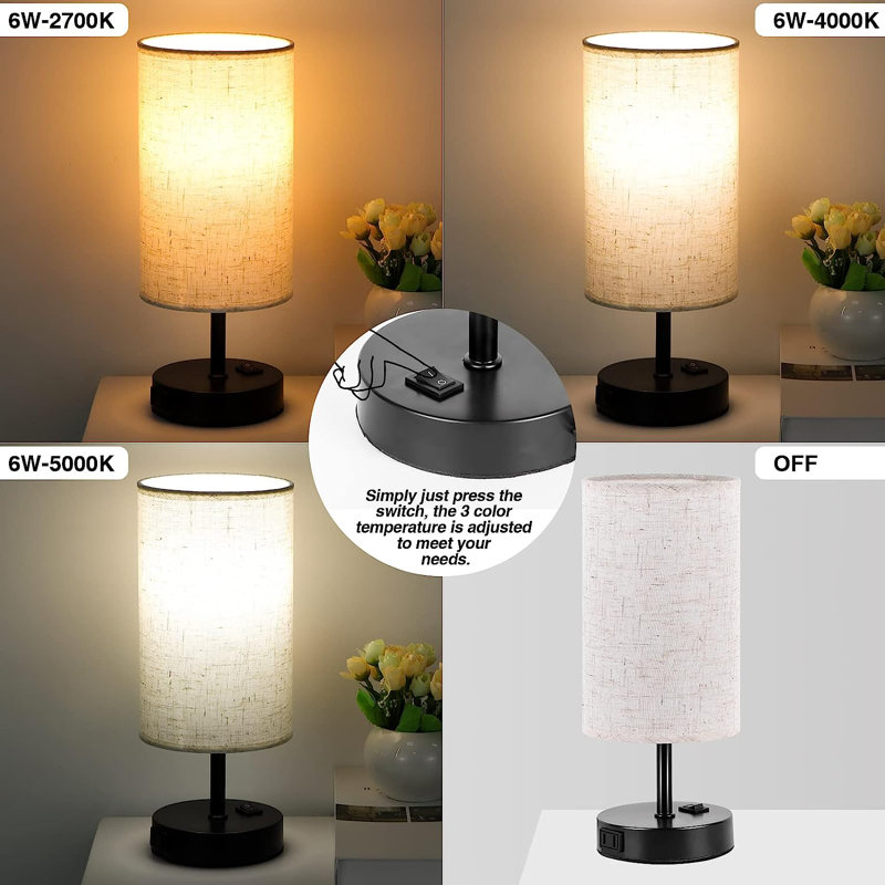 Metal USB Table Lamp