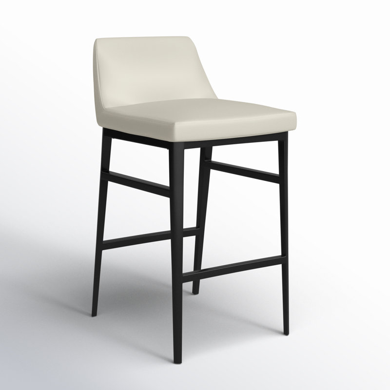 Baron 25.6" Bar Stool, Counter Stool (25.5” Seat Height), Blue